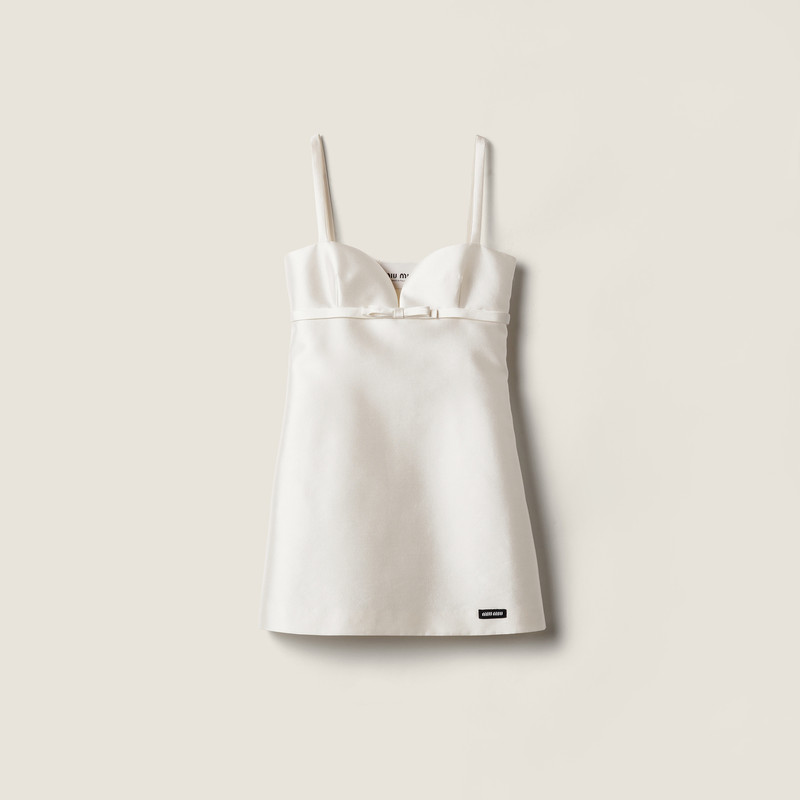 Silk and wool mini-dress 1