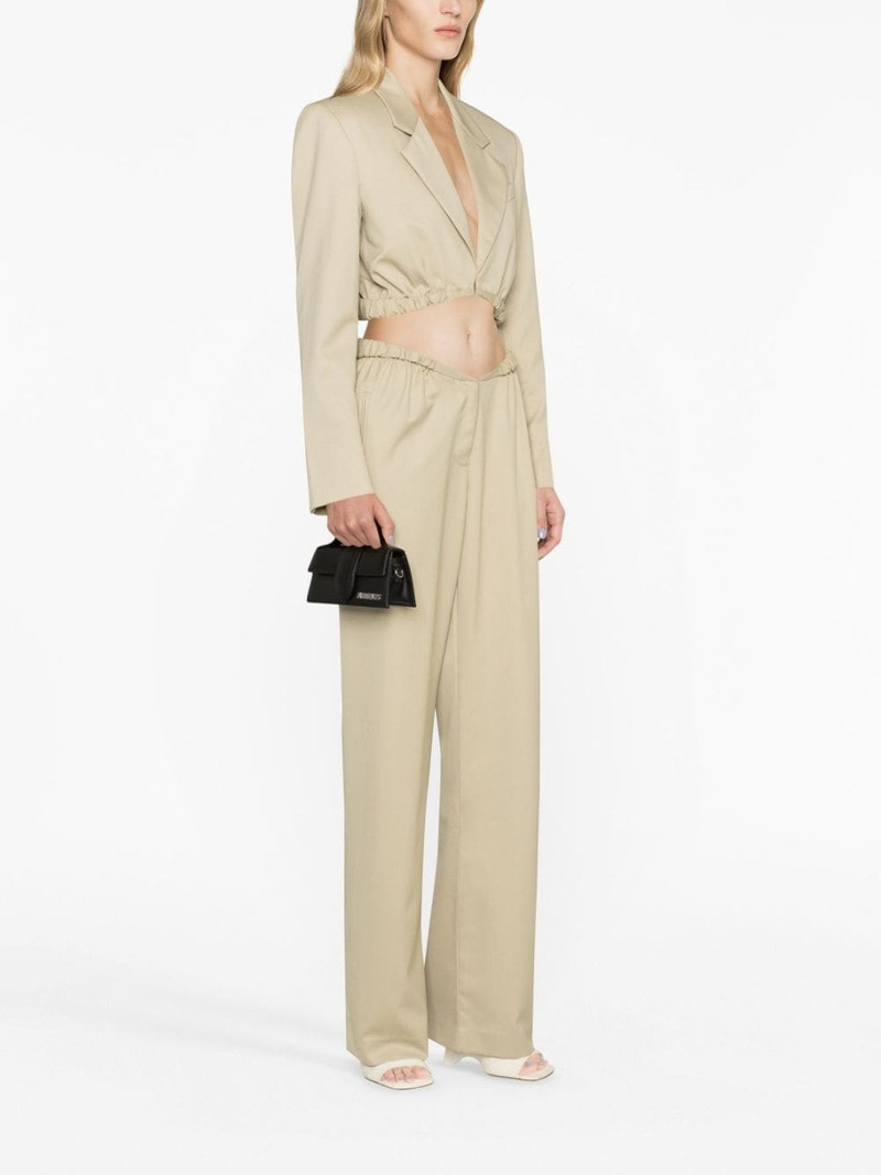 JACQUEMUS Le Bambino leather tote bag outlook