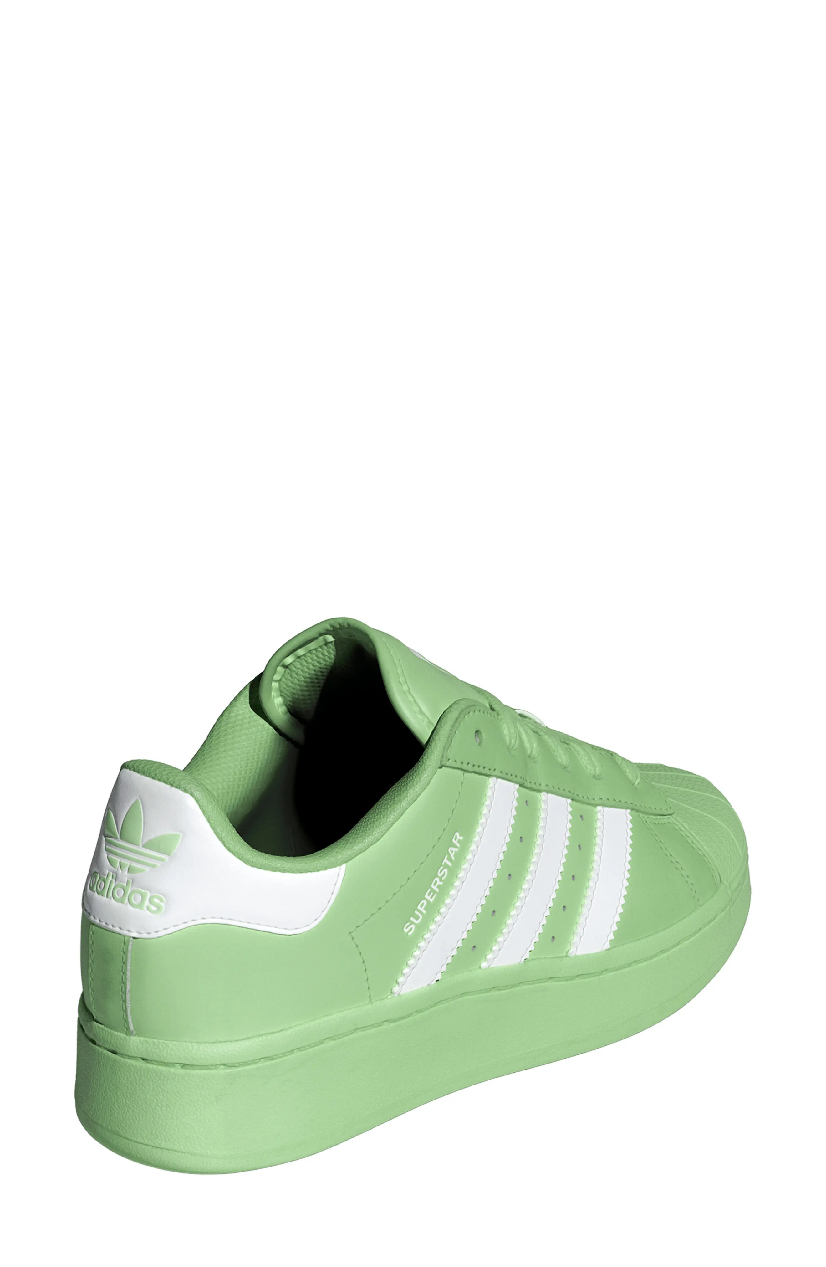 Superstar XLG Sneaker in Green/White/Green Spark - 2