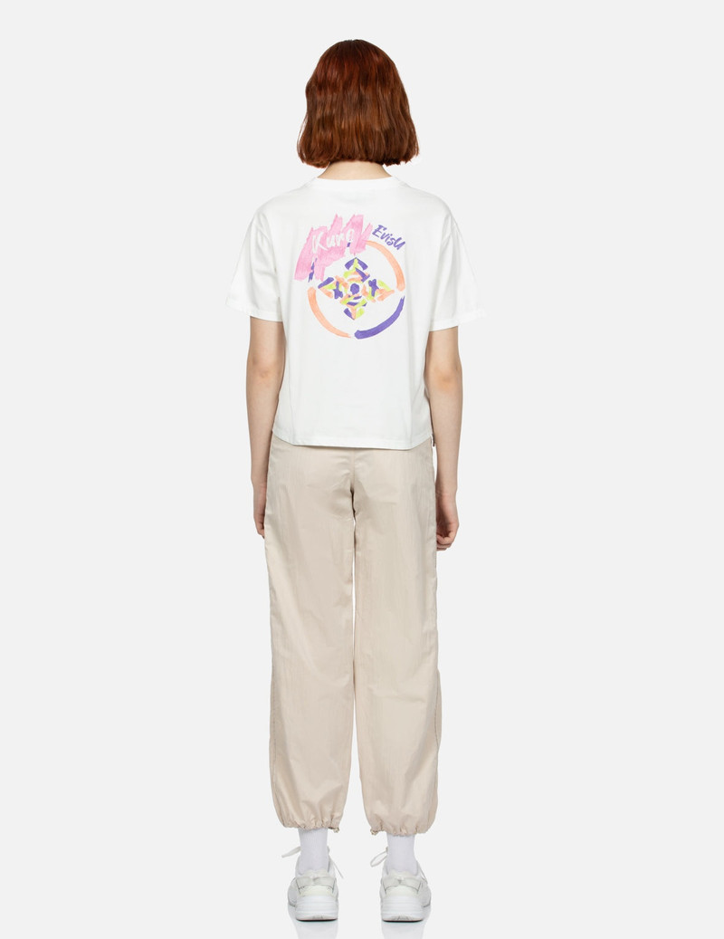 Brush Art Kamon Ruched Fashion Fit T-Shirt 5