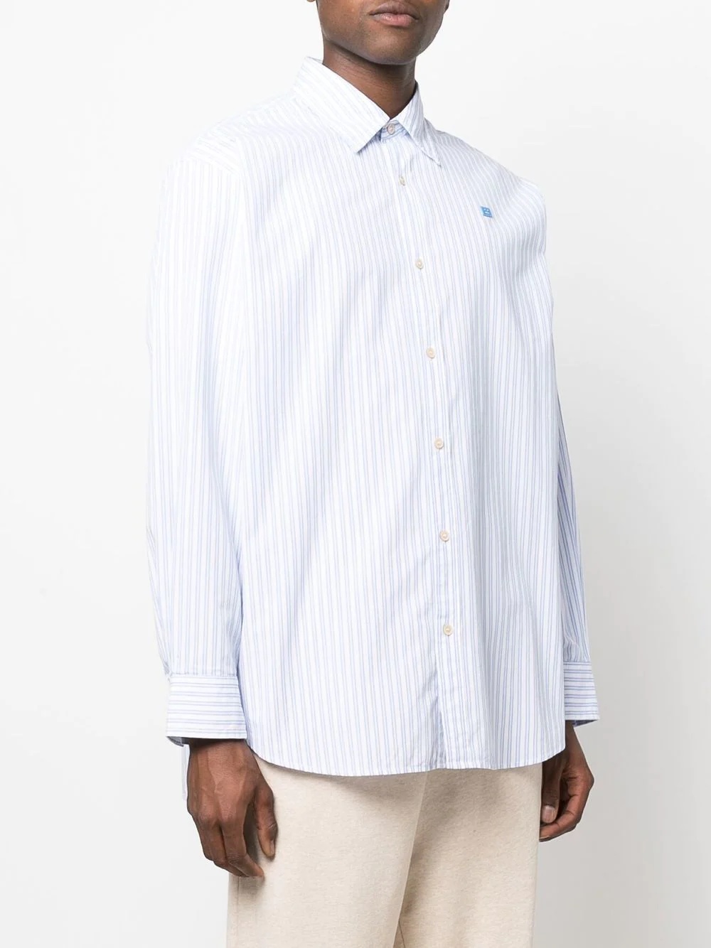 pinstripe organic cotton shirt - 4