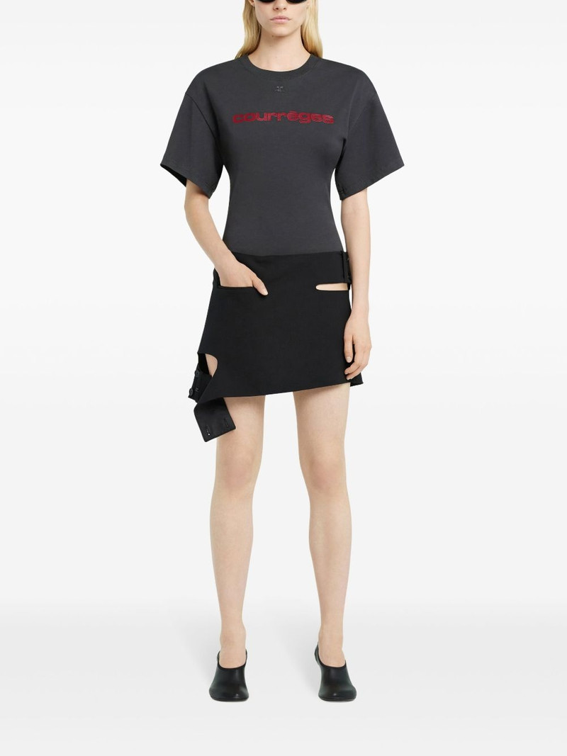 courrèges printed T-shirt outlook