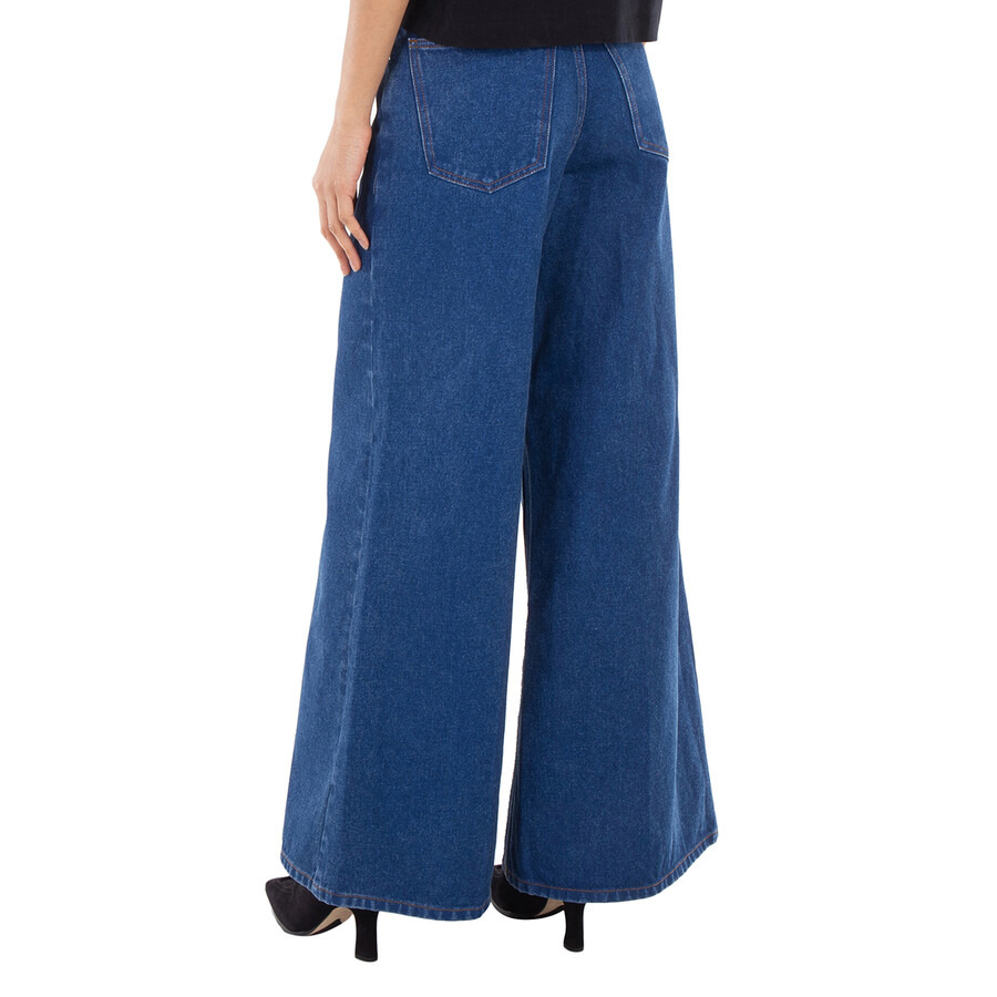 Marni Organic Denim Wide-Leg Jeans - 4