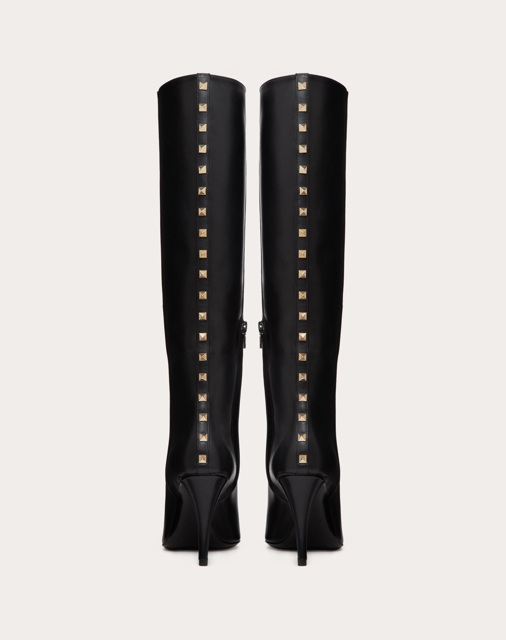 ROCKSTUD CALFSKIN BOOT 90 MM - 3