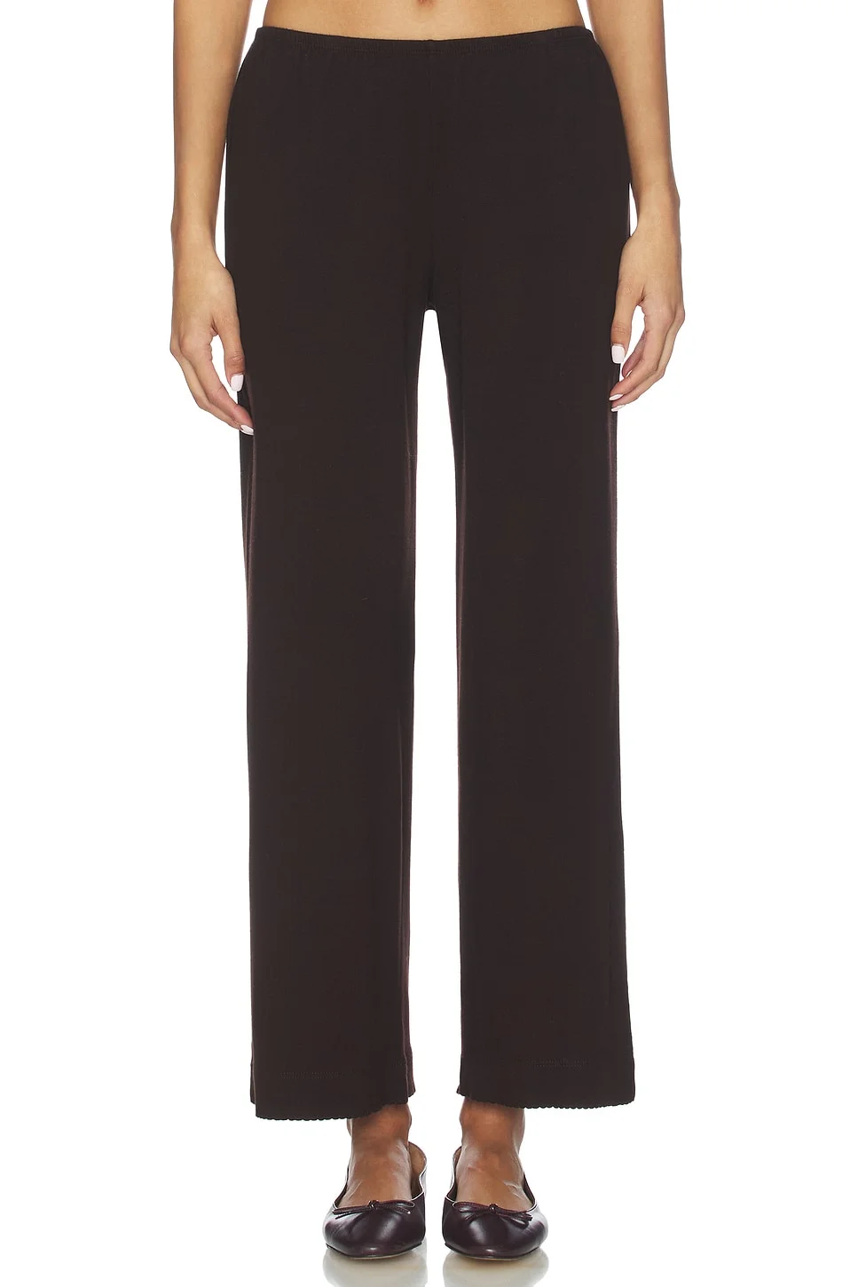 The Baby Rib Scallop Pant - 1