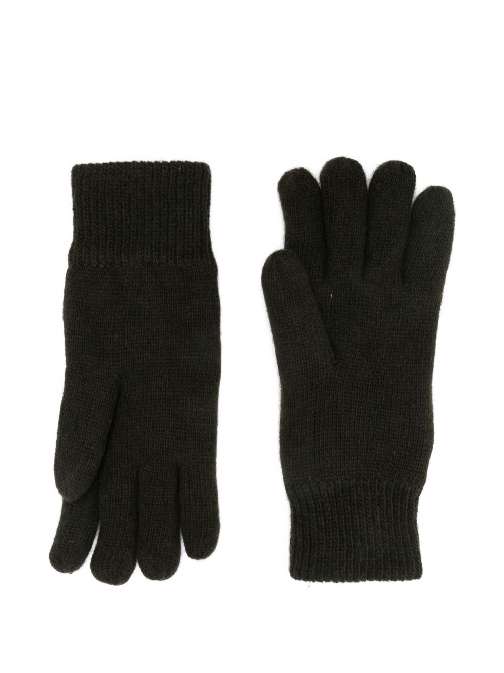 logo-patch gloves - 2