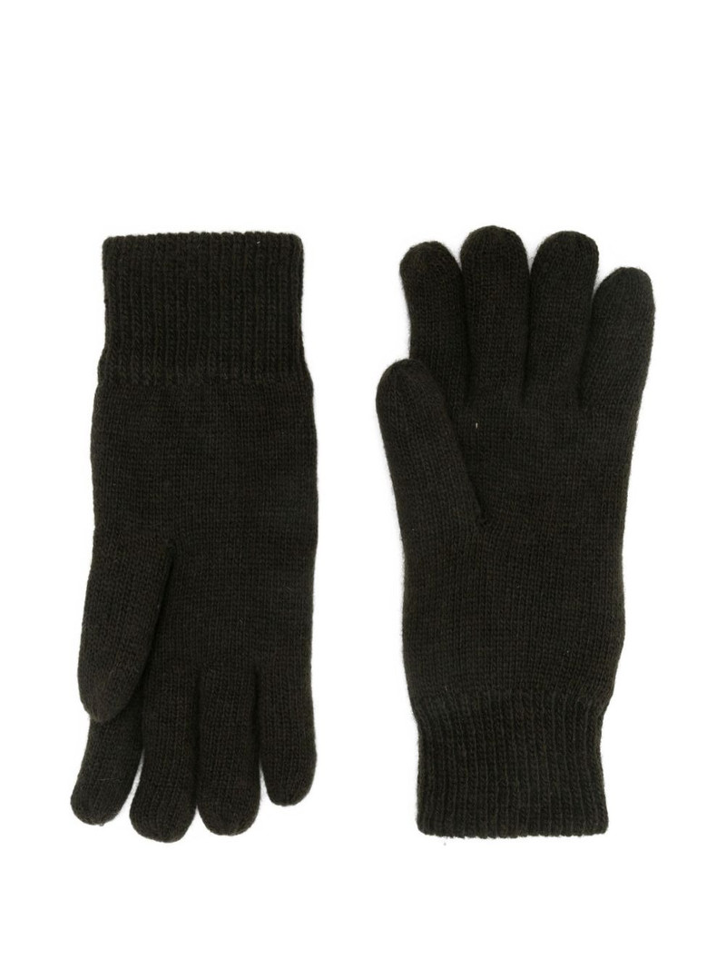 Barbour logo-patch gloves outlook
