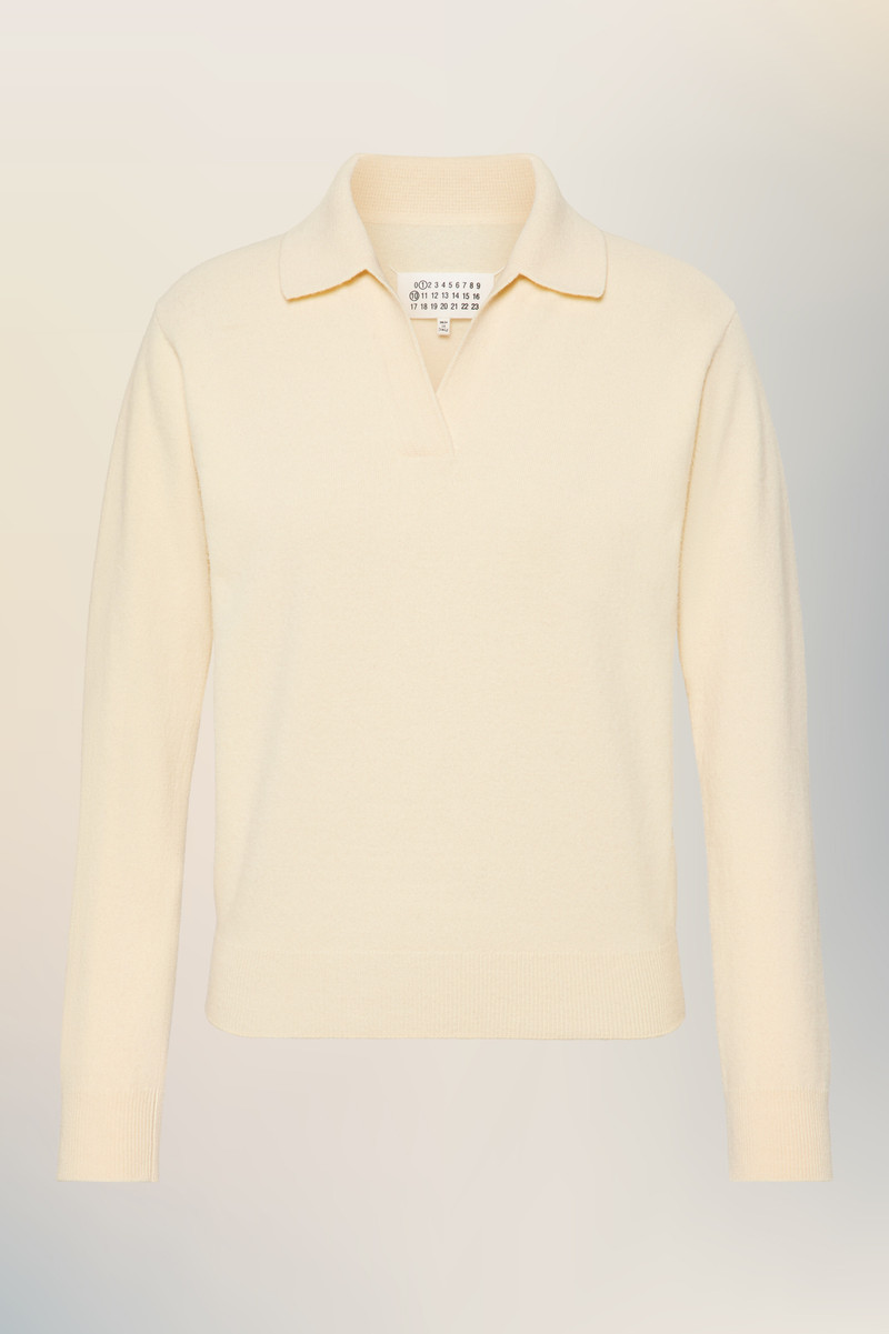 Maison Margiela Polo knit top outlook
