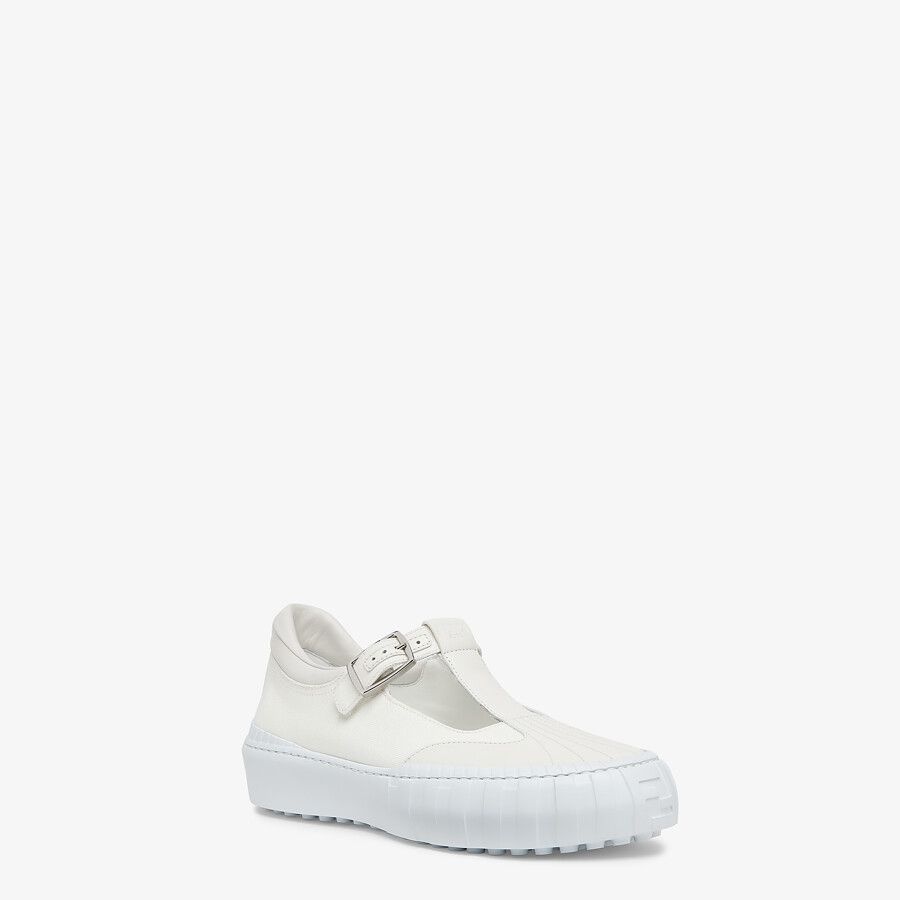 White canvas low-tops - 2