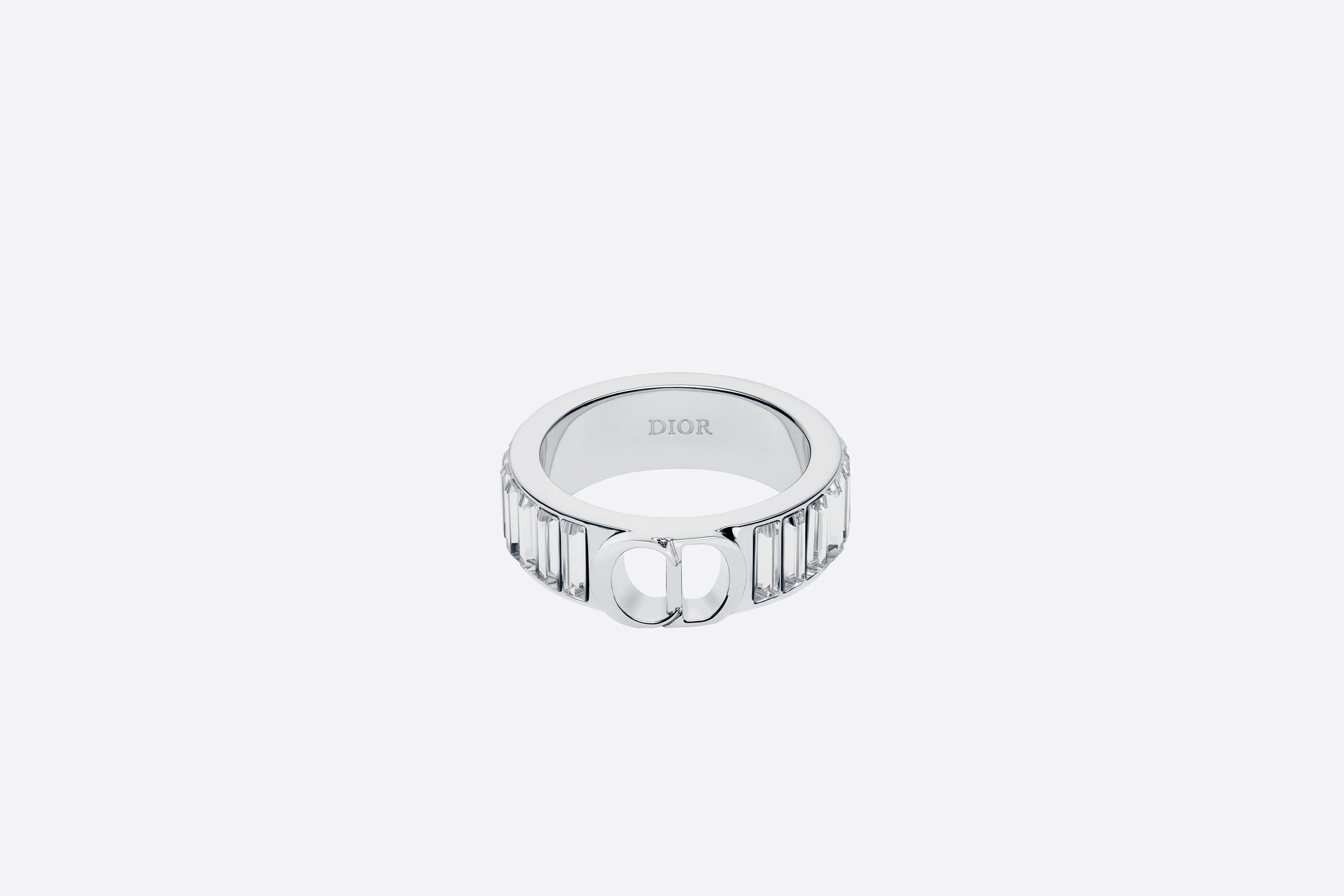 Dior - CD Diamond Ring Silver - Size S - Men