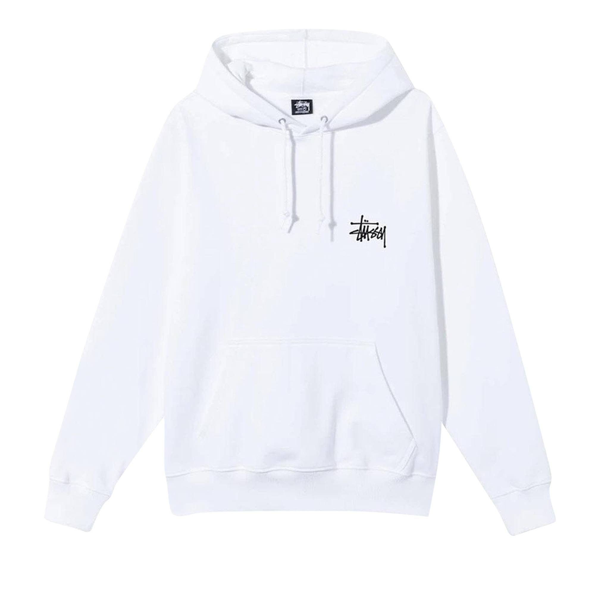 Stussy Basic Hood 'White' - 1