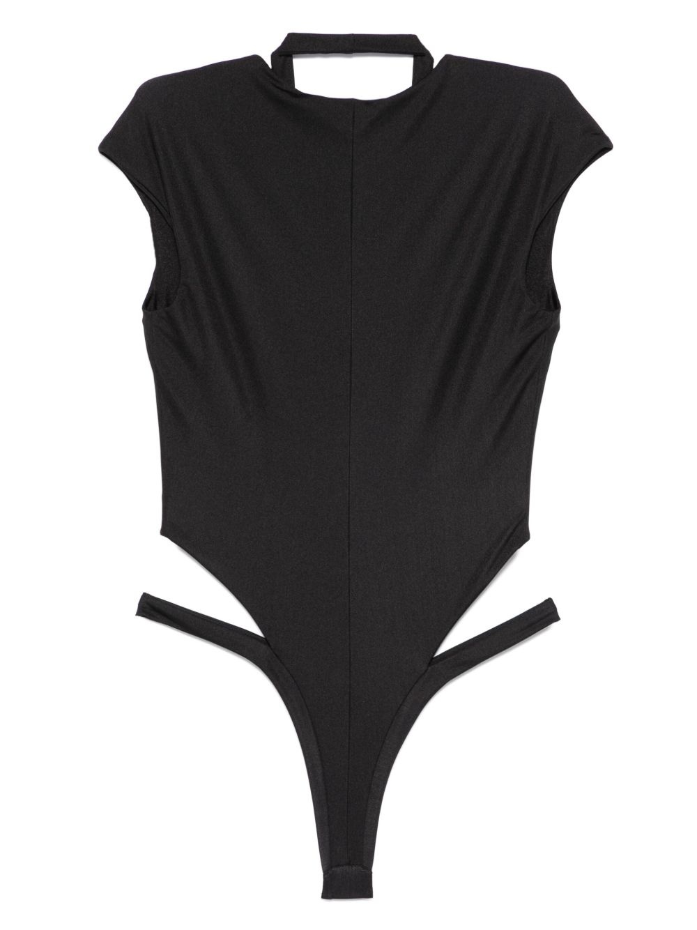 cut-out U-neck swimsuit - 2