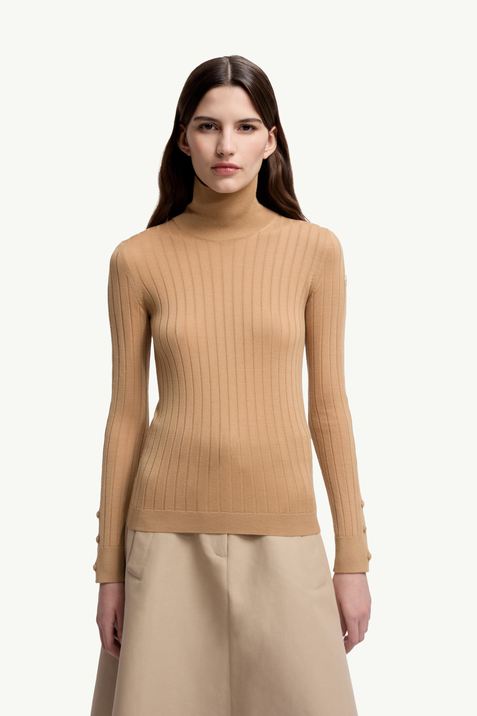 Wool & Cashmere Turtleneck Sweater - 3