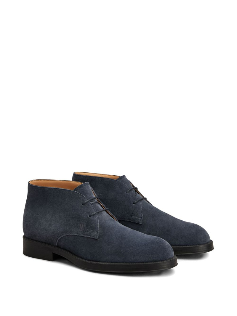 Tod's suede lace-up boots outlook