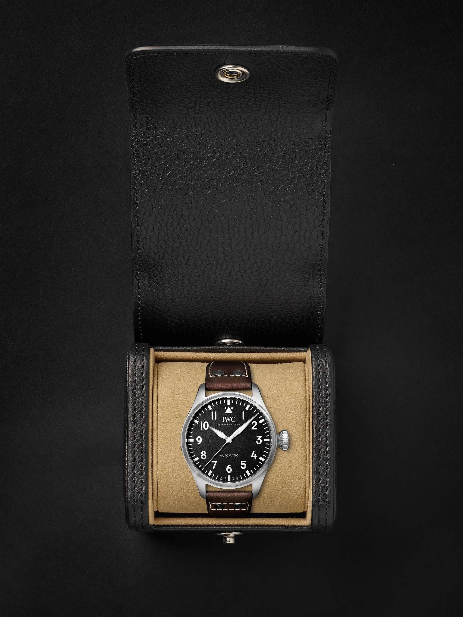 Big Pilot's Automatic 43mm Stainless Steel and Leather Watch, Ref. No. IW329301 - 8