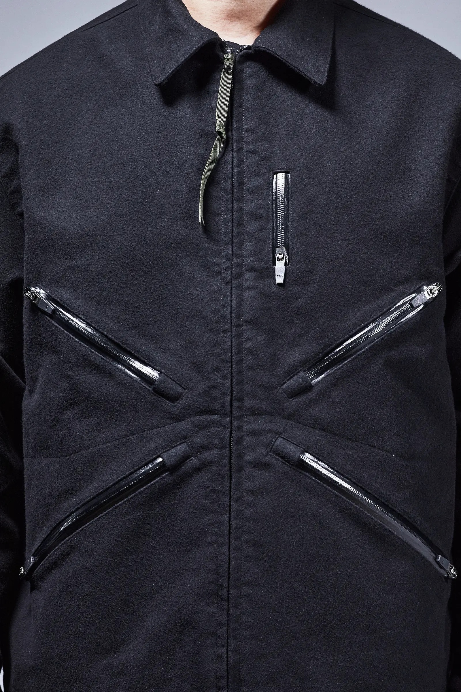 J121-KI Cotton Moleskin Jacket Black - 21