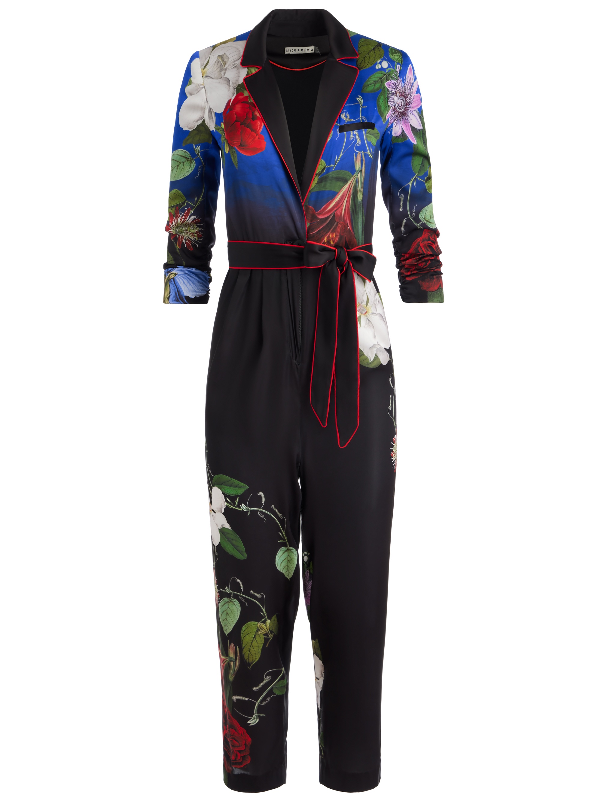LOUETTA TIE WAIST JUMPSUIT - 1