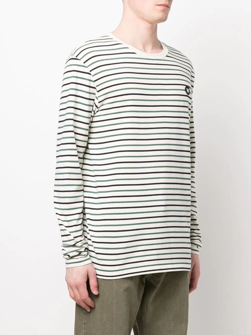 striped long-sleeve T-shirt - 3