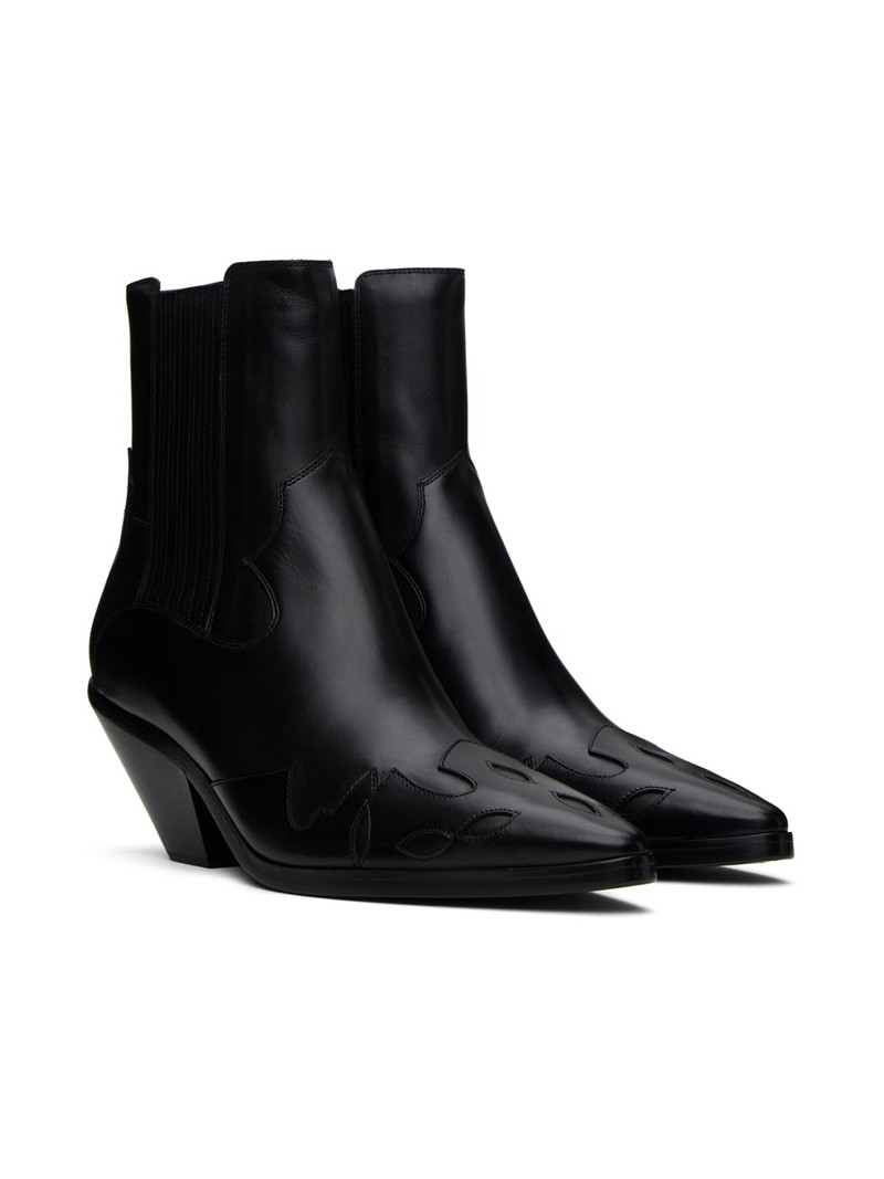 Black Midnight Cowboy Boots 4