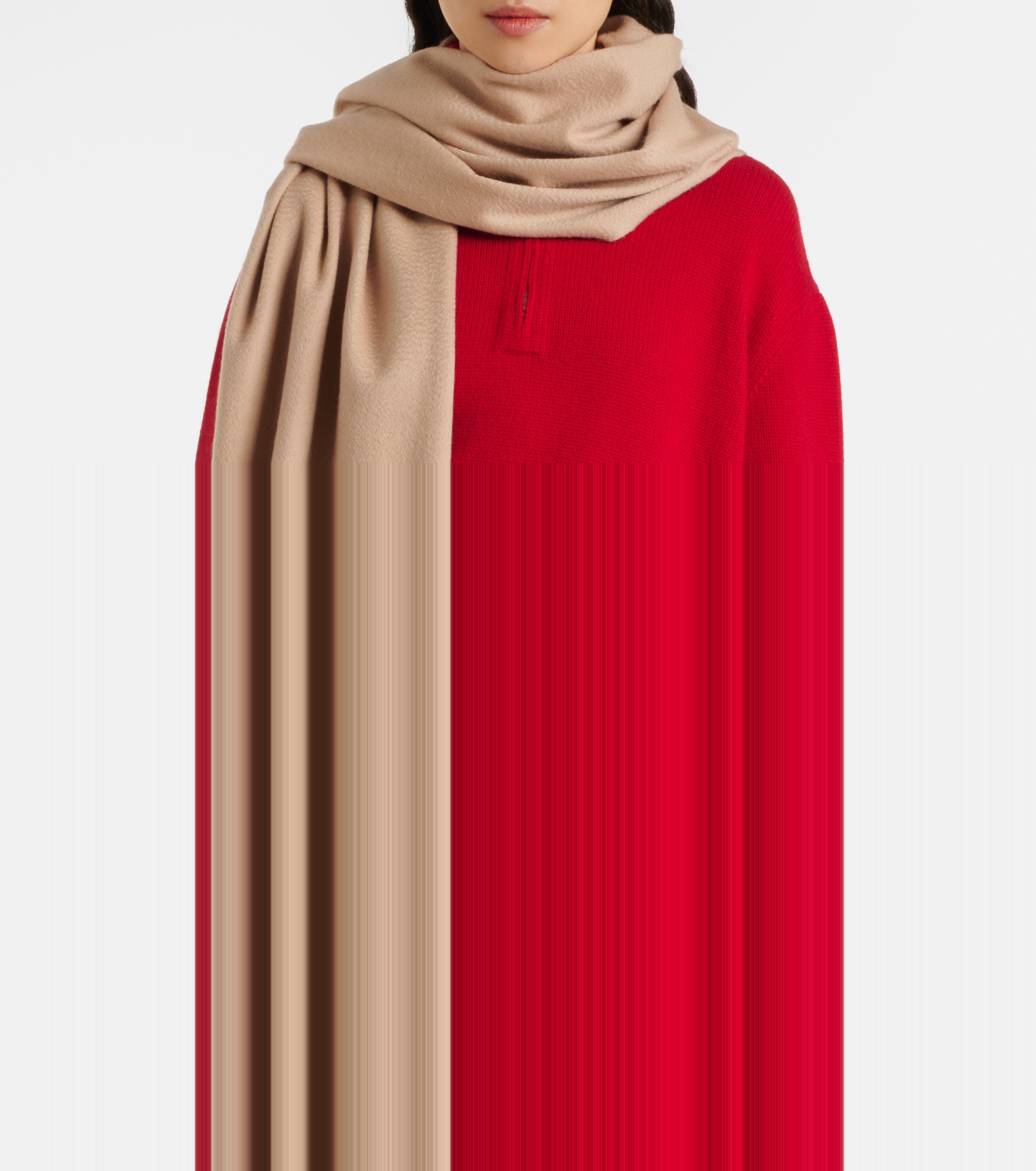 Grande Unita fringed cashmere scarf - 2