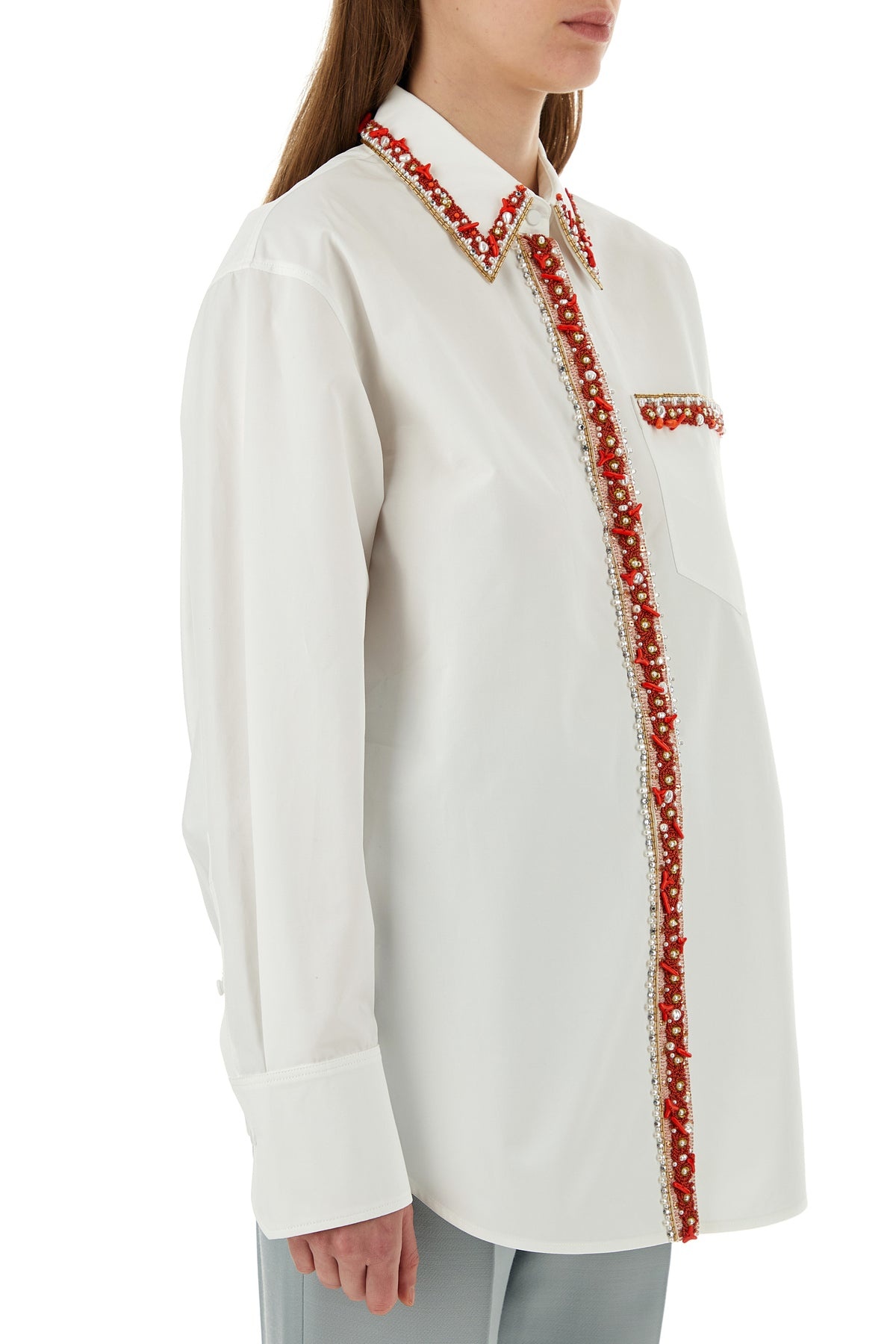 White poplin shirt - 3
