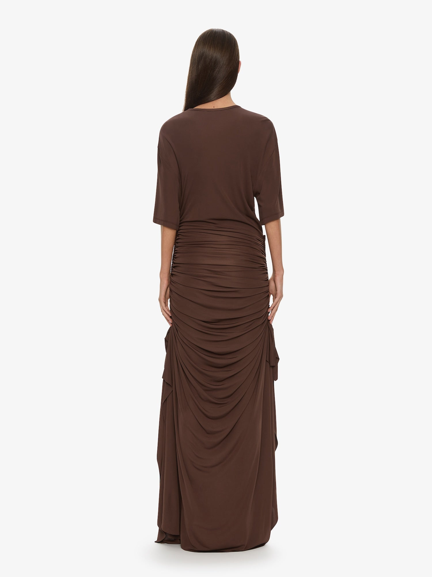 Shibari Jersey Ruche Tee Dress - 4