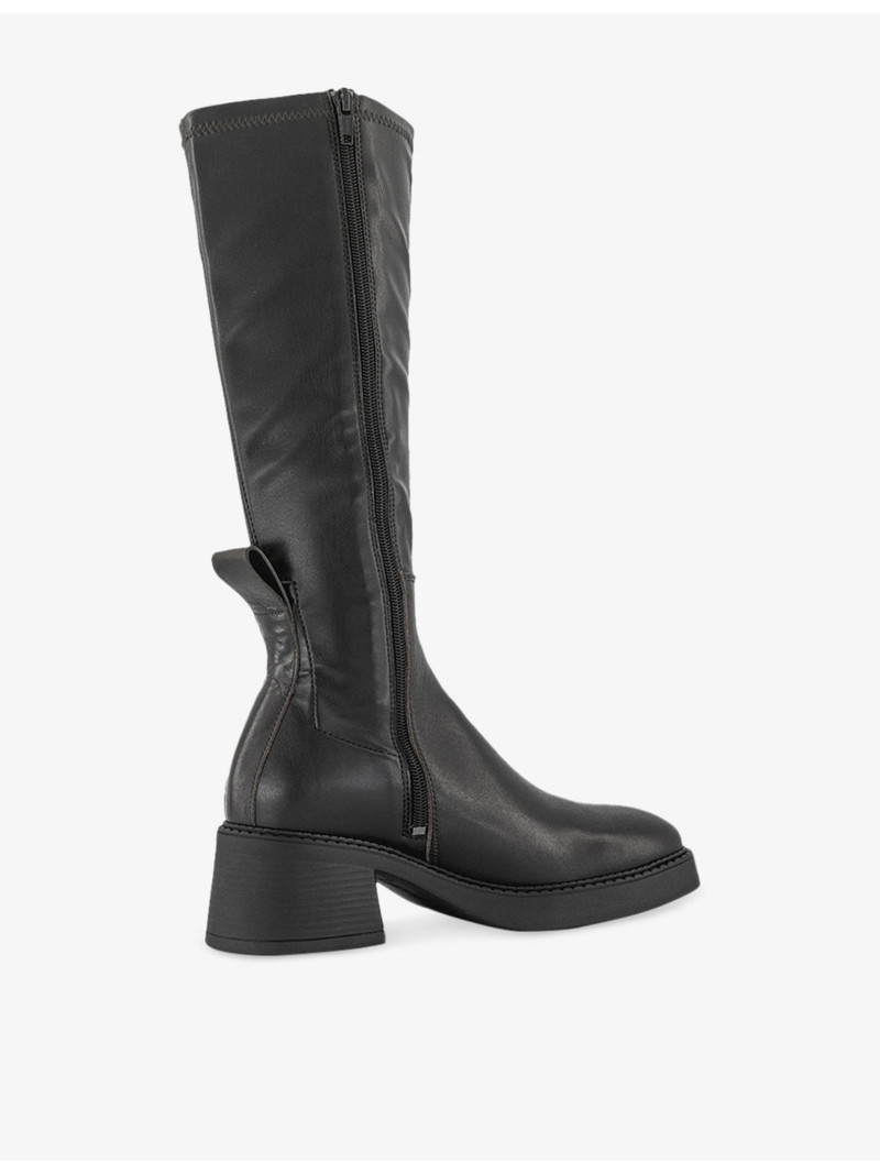 MIISTA Margit Leather Heeled Knee-High Boots outlook