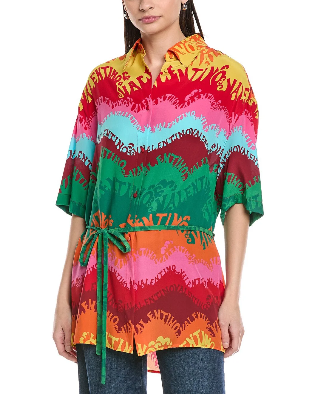 Valentino Silk Top - 1