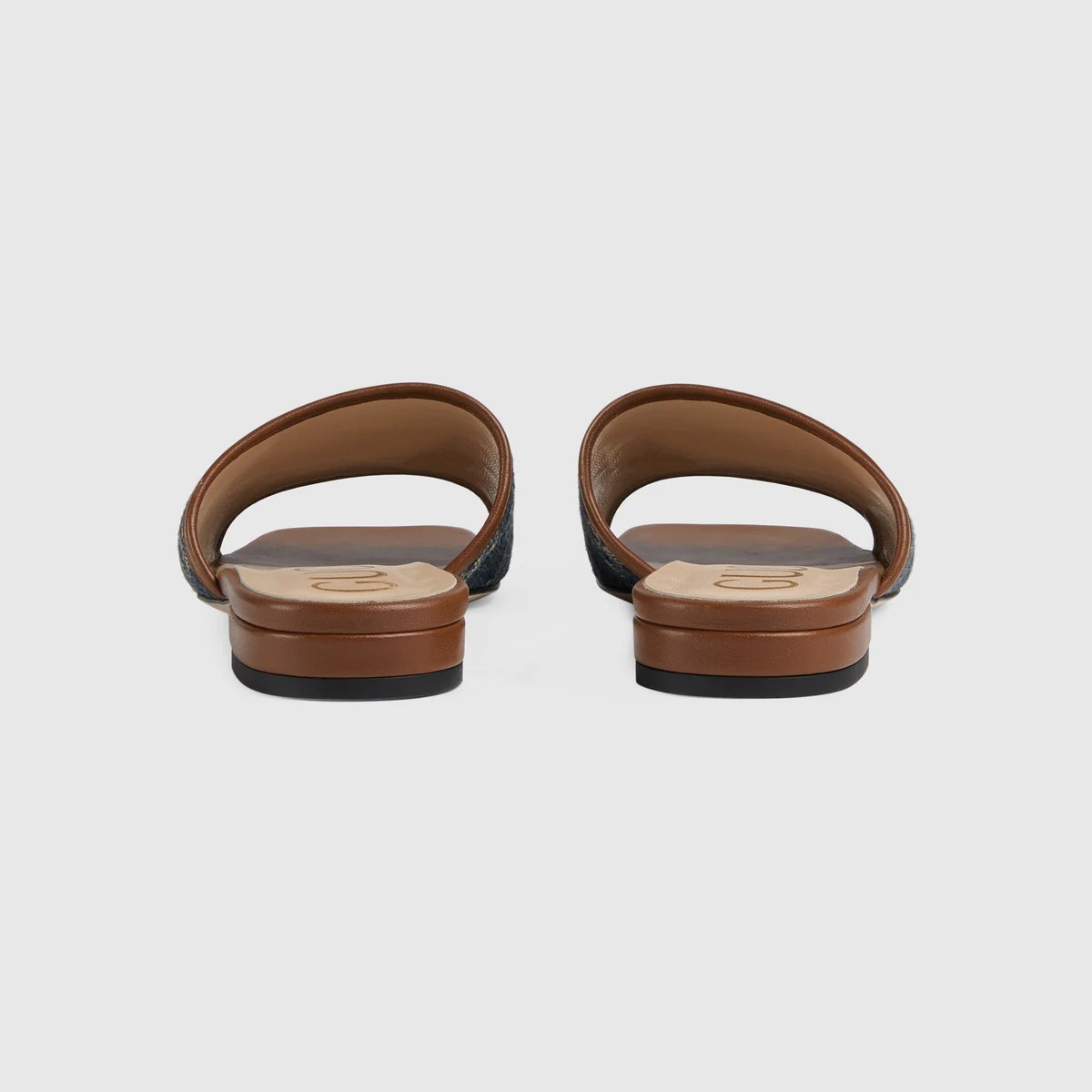 Women's slide sandal with Double G - 4