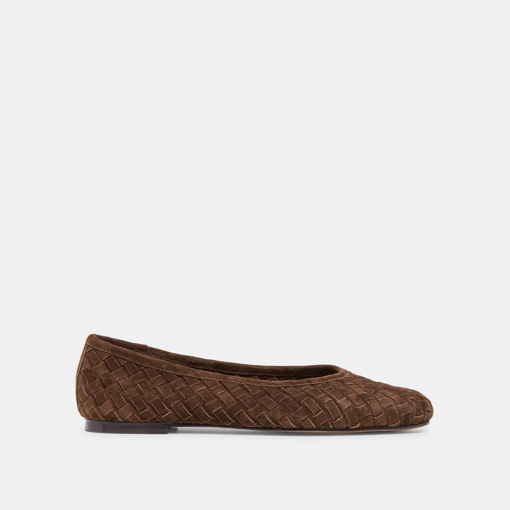 KOY BALLET FLATS DK BROWN SUEDE - 1