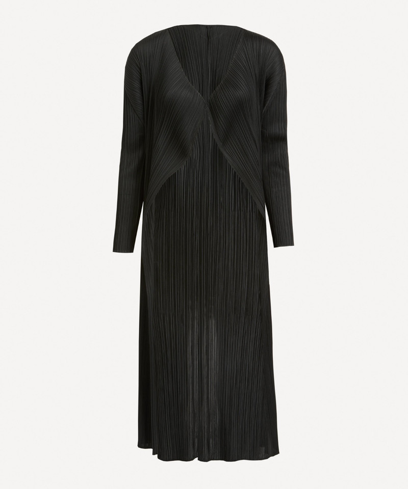 BASICS Pleated Coat - 1