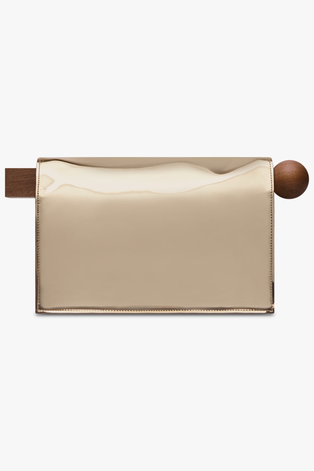 LA PETITE POCHETTE ROND CARRE BAG | GOLD - 4