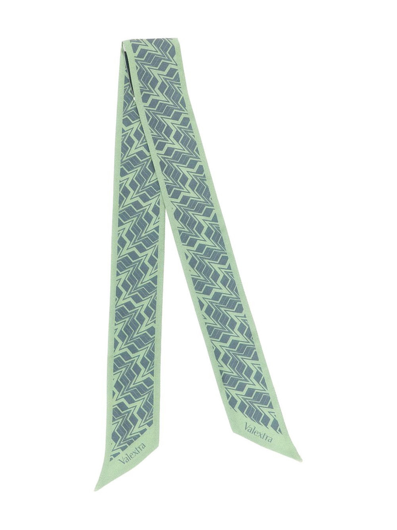 Valextra Astratto patterned scarf outlook