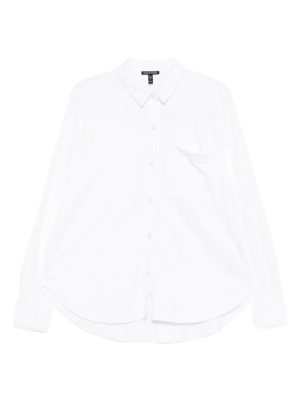 organic cotton terry classic collar shirt - 1