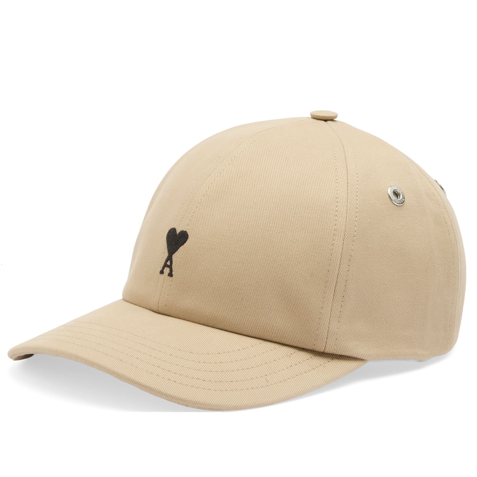 帽子 amiparis Ami Paris Ami De Coeur black baseball cap | TheDoubleF