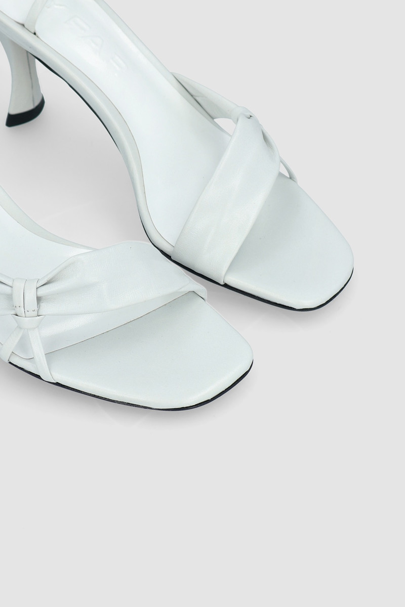 BY FAR Layla Burrata Creased Calf Leather Sandal outlook