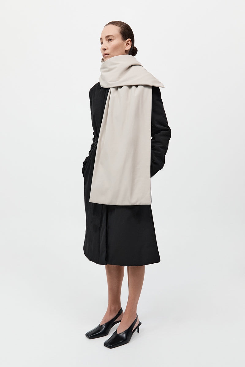 Padded Car Coat - Black - 8