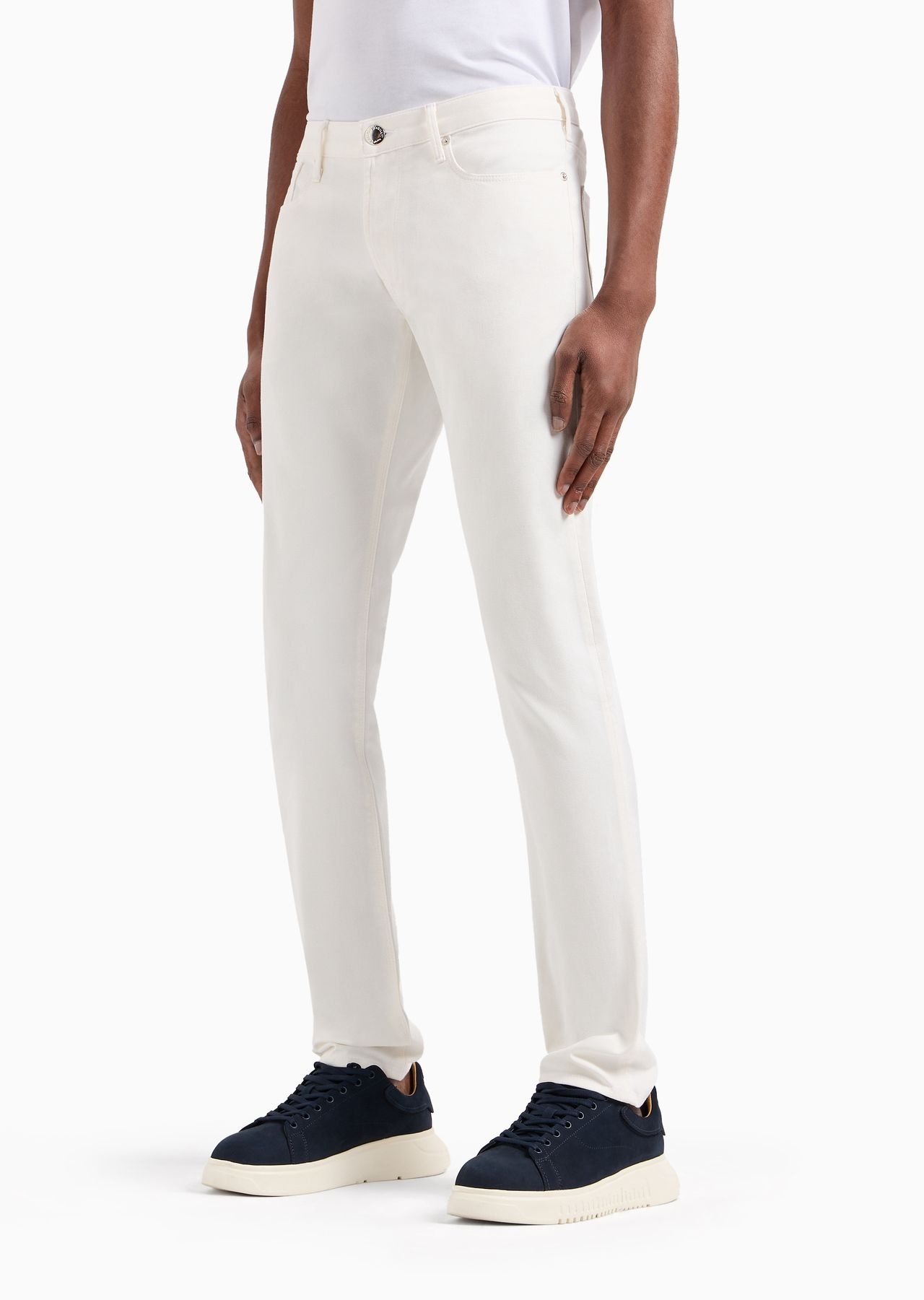 J06 Stretch-twill slim-fit trousers - 2