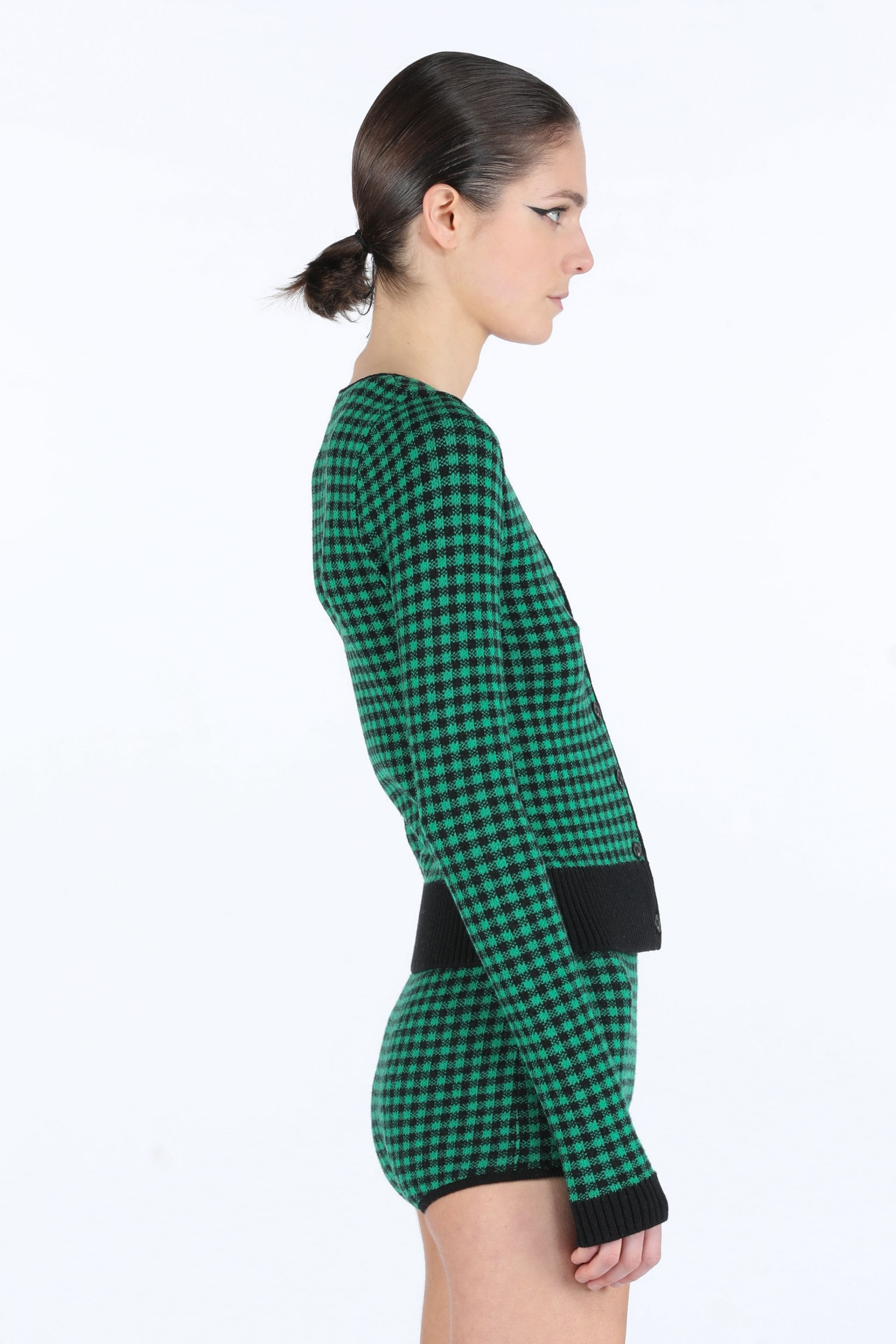 CHECKED CARDIGAN - 3