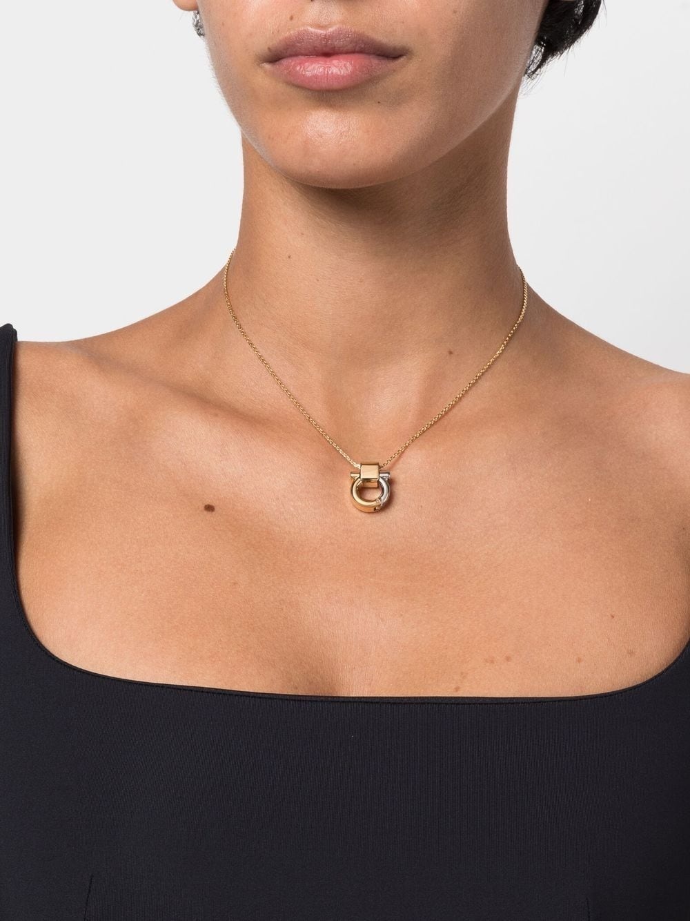 Gancini pendant necklace - 2