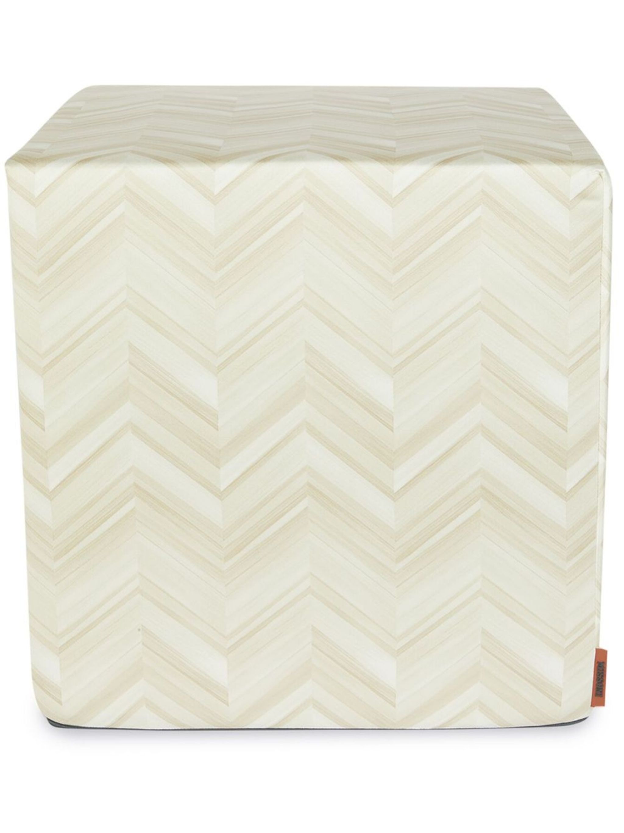 Layers Inlay cubic pouf - 1