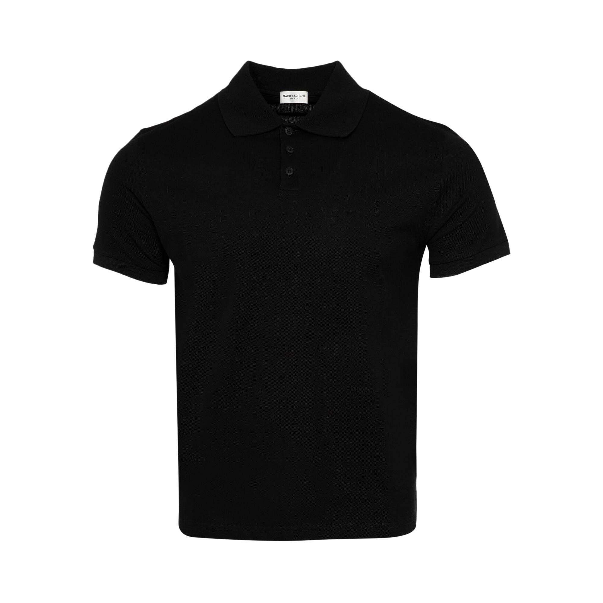 Saint Laurent Polo Shirt 'Black' - 1
