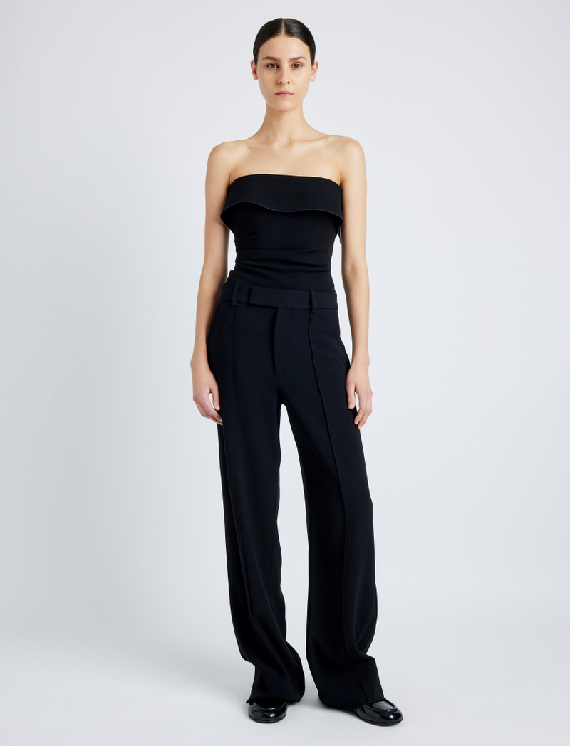Proenza Schouler Felicity Top in Matte Viscose Crepe outlook
