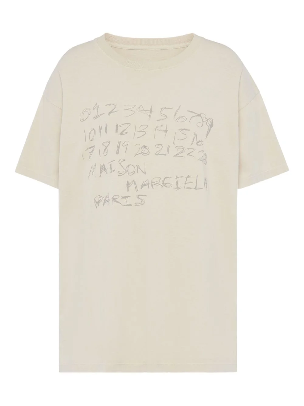 Maison Margiela Women Logo Cotton T-Shirt - 1