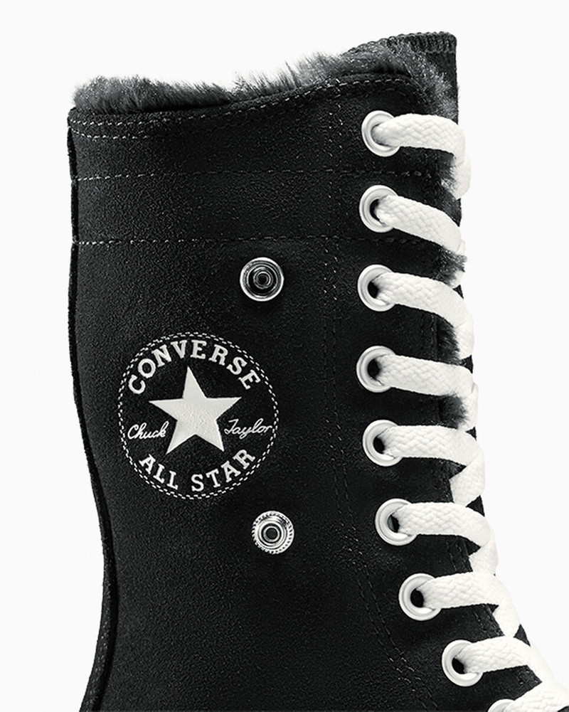 Chuck Taylor All Star Fold Over XHi Faux Fur 9