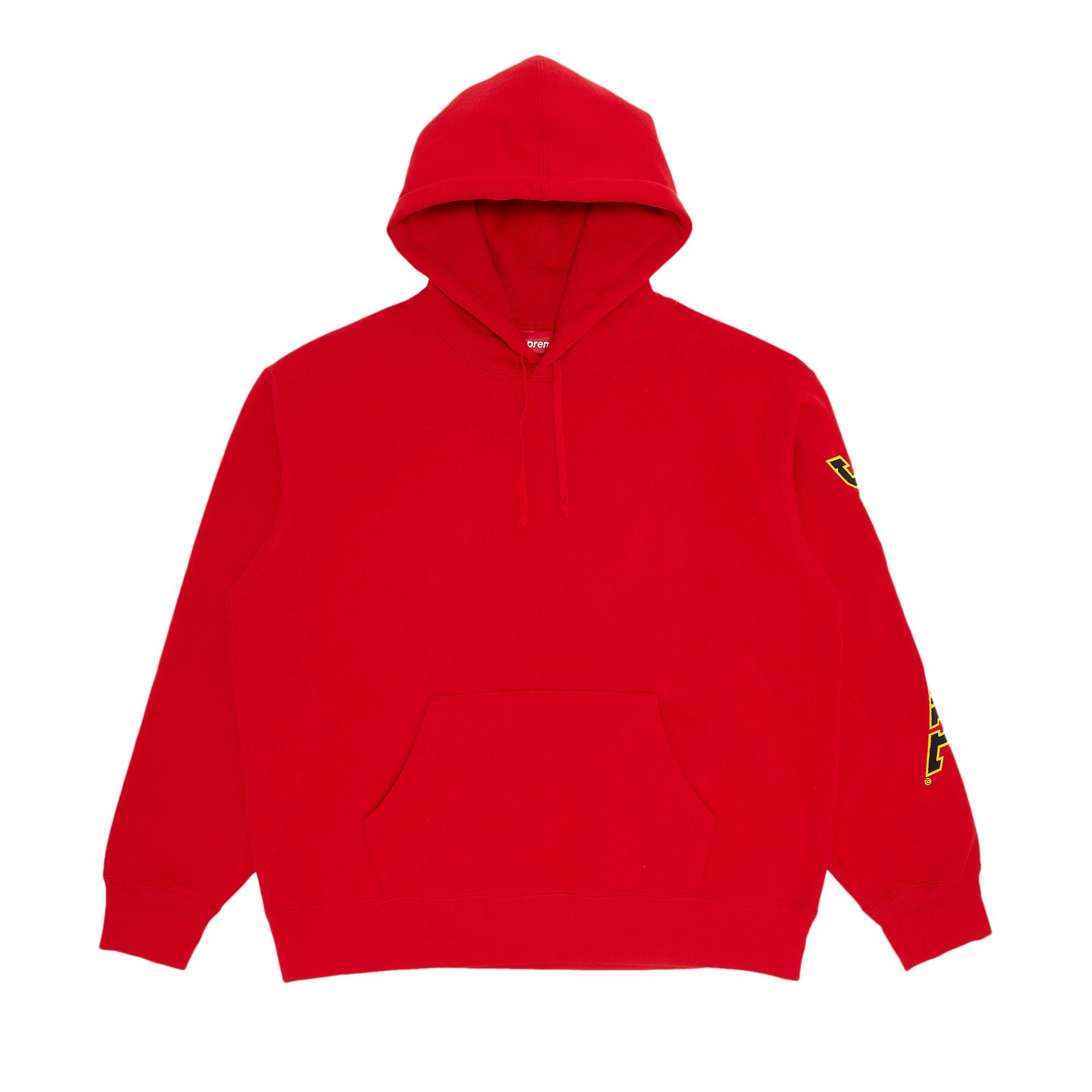 Supreme Supreme Sleeve Arc Hooded Sweatshirt 'Red' | REVERSIBLE