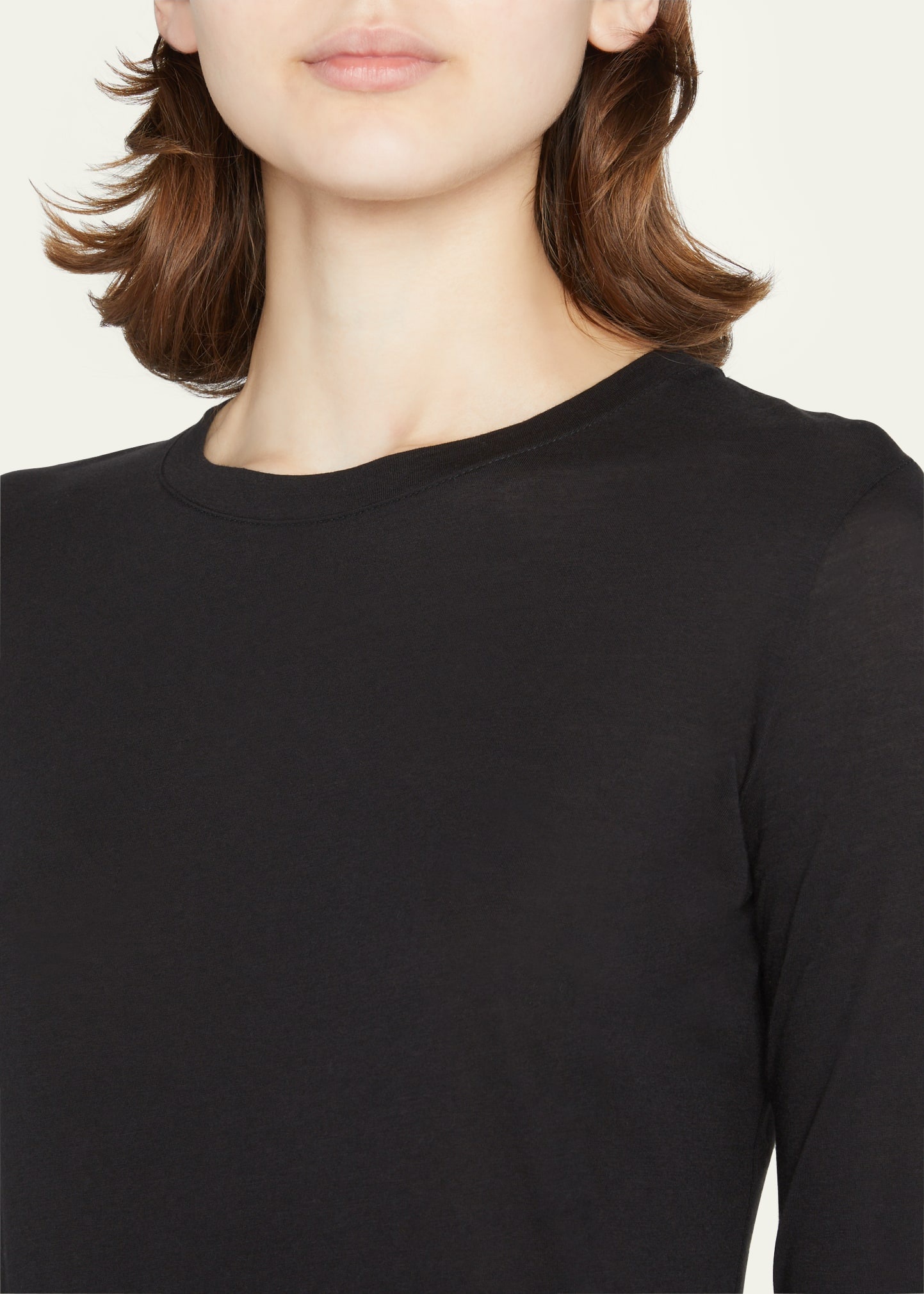 Essential Long-Sleeve Crewneck Tee - 5