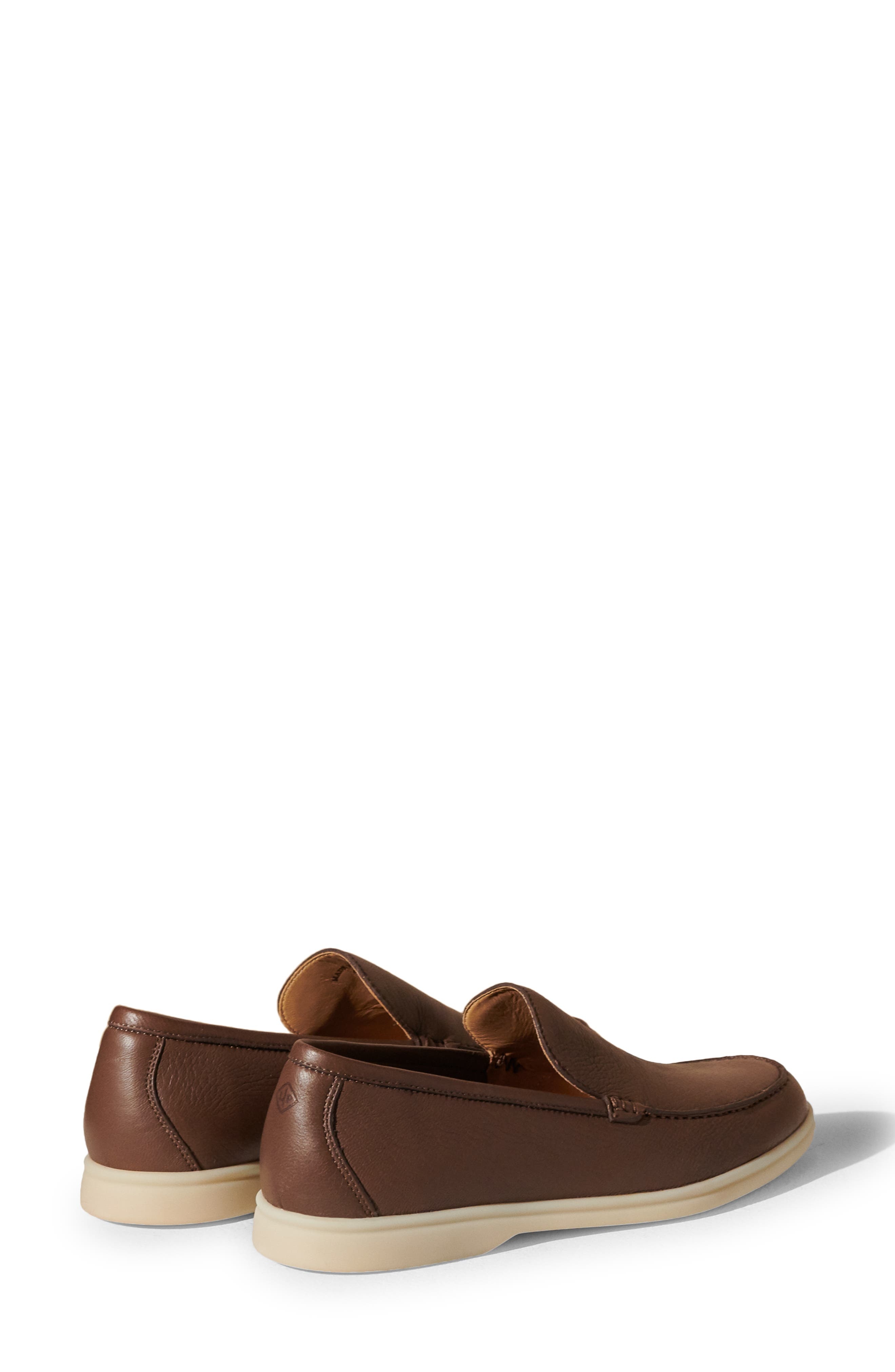 Loro Piana Summer Walk Moc Toe Loafer in H0C7-Golden Oak at Nordstrom, Size 40 - 3