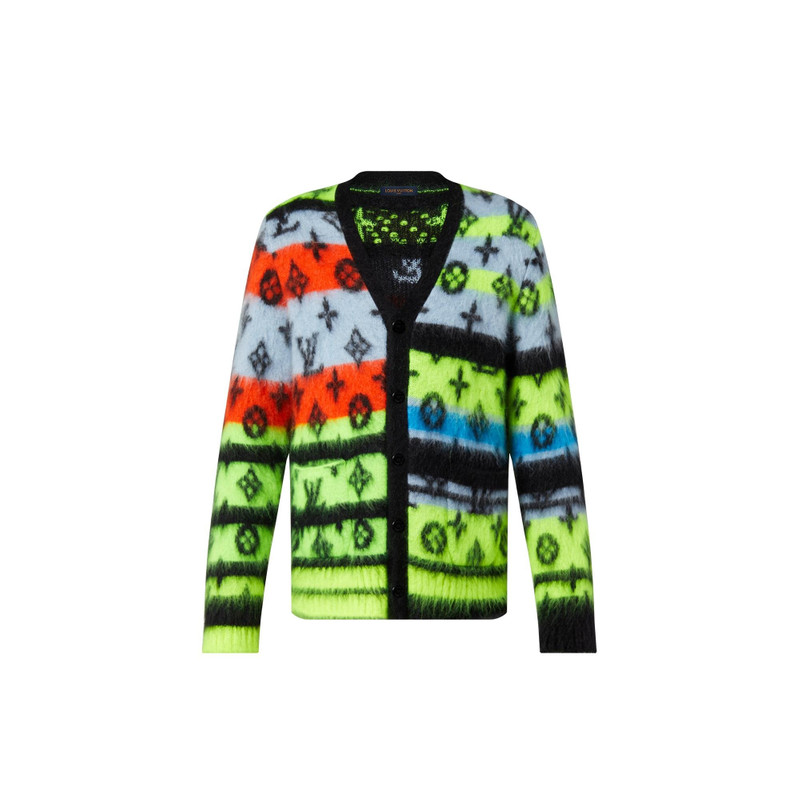 Monogram Mohair Cardigan - 1