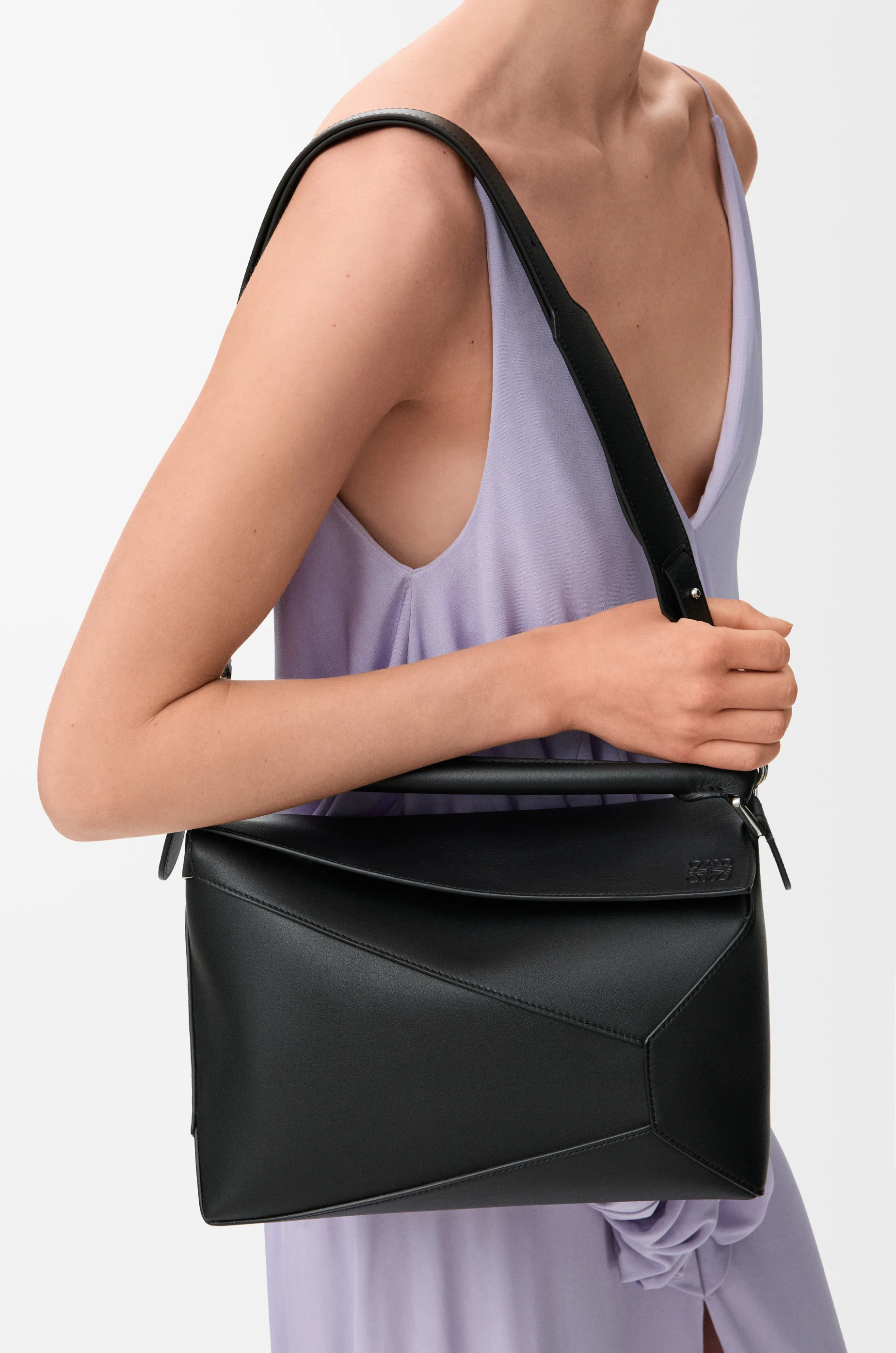 Medium Puzzle Edge bag in classic calfskin - 3